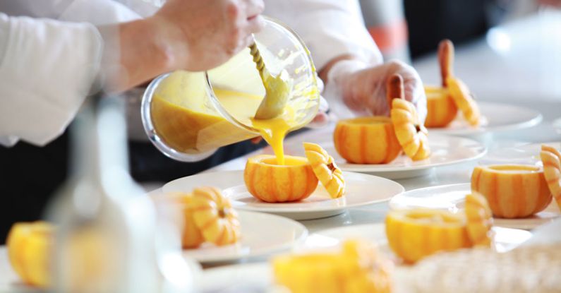 Chefs - Fruit Shake Pouring on Fruit